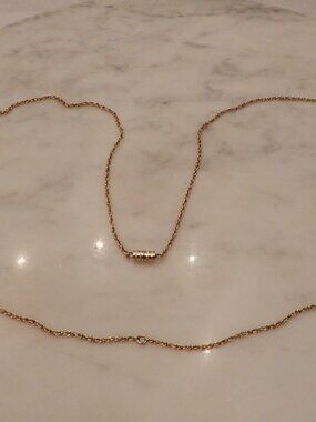 Gold Tone 28 Inch Rope Chain